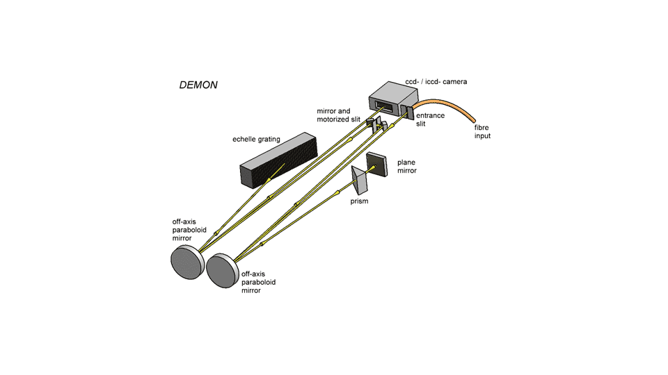 DEMON optical setup