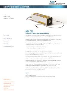 MNL 300 data sheet preview