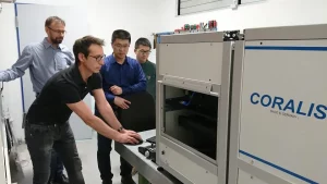 LTB China colleagues visit Berlin and work on the CORALIS system.