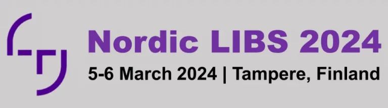 Logo mit lila Symbol und Text auf grauem Hintergrund, ergänzt durch schwarze Veranstaltungsdetails.