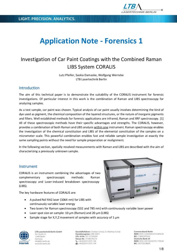 Vorschau: Application Note - Forensics 1