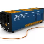 MNL X00 Stickstofflaser von LTB mit Faseroptik-Anschluss für präzise Laseranwendungen.